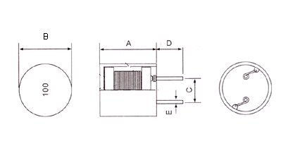 屏蔽工字电感尺寸参数